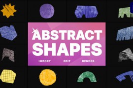 Hand-Drawn Abstract Shapes | Premiere Pro 48606204