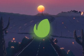 Desert Sunset Logo Animation 43073982