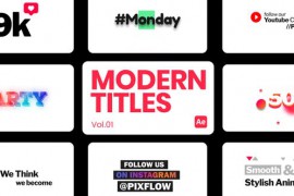 Modern Titles for After Effects 44541870