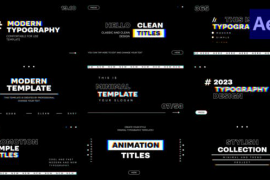 RGB and Clean Typography Titles 48439008