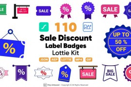 Sale Discount Label Lottie Badges 51338291