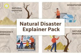Natural Disaster Explainer Animation Scene Pack 45523779