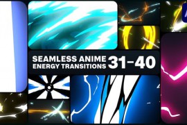 Seamless Energy Anime Transitions for After Effects 51405314