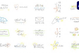 Colorful Sketch Titles | After Effects 43419410
