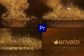 Gold Rain Luxury Logo Reveal 39863226