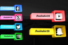 Social Media 3D Lowerthirds 32606202