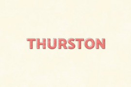 Thurston Typography 47547888