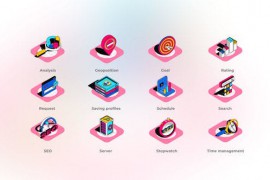 SEO - Isometric Icons 44942142