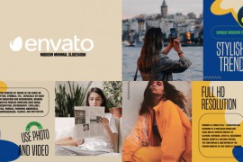 Modern Minimal Slideshow for DaVinci Resolve 43127103