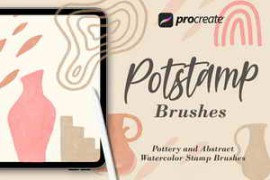 Potstamp – Procreat Brushes