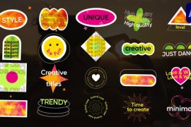 Vibrant Gradient Titles for After Effects 44678423