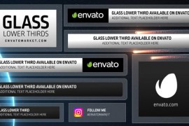 Glass Lower Thirds 42840274