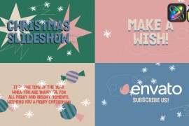 Hand Made Christmas Slideshow for FCPX 48801683