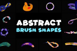 Brush Abstract Colorful Shapes | Premiere Pro MOGRT 50203381