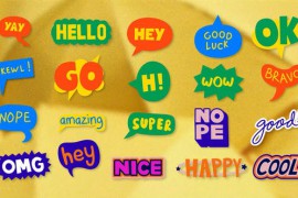 Sticker Pack - Bubble Speech After Effects Project Template 51468771