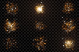 Christmas Particle Burst Elements 34679480