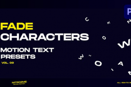 Characters Motion Text: Fade Vol. 03 for Premiere Pro 45890220