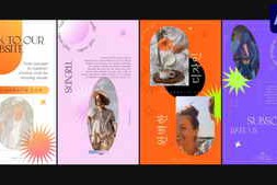 Free Download:Gradient Vertical Social Media Stories for After Effects 58983167