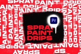 Spray Paint Drips Transitions VOL.1 | Premiere Pro 48997913