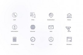 Contact Us - Outline Icons 46780532