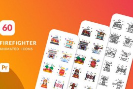 Firefighter Animated Icons | Premiere Pro MOGRT 48496872