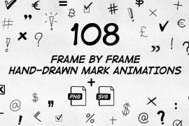 108 Frame By Frame Animated Marks Pack 50034230