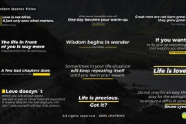 Modern Quotes Titles v2.0 | DR 46976290