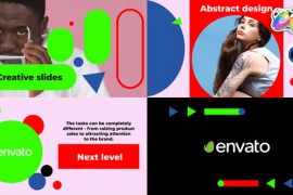 Simple Geometry Typography Slideshow for FCPX 51569275