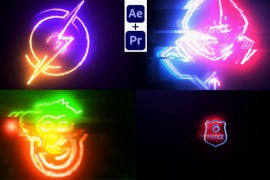 Laser Energic Logo Reveal (AE+Pre) 34003313