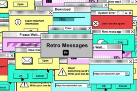 Retro Messages for Premiere Pro 45981185