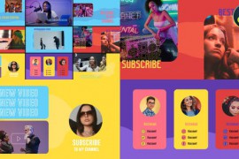 Youtube Subscribe And Endscreen Slides | DaVinci Resolve 43899882