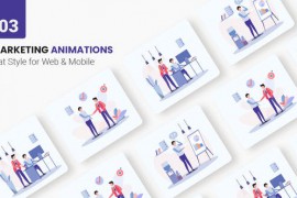 Marketing Animations - Flat Concept 46174853
