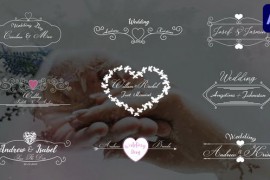 Unique Wedding Titles for After Effects 43382978