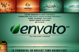 Elegant 3D Bullet Time Logo Sting 5159671