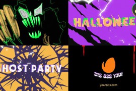 Horror Monster Logo Opener for DaVinci Resolve 48725643