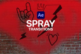 Spray Transitions for After Effects 47519782