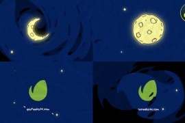 Cartoon Moon Logo Opener for DaVinci Resolve 46329528