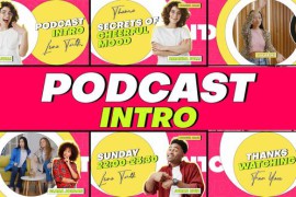 Colorful Podcast Intro | MOGRT 56265527