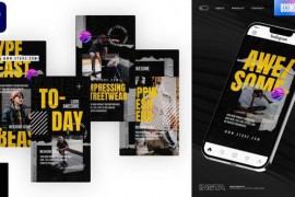 On Wall Instagram Stories For Premiere Pro 44911591