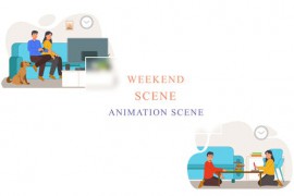 Weekend Animation Scene 43067333