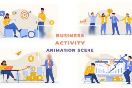 Business Activity Animation Scene 43044434