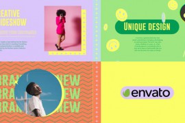 Abstract Modern Slideshow for DaVinci Resolve 51221697