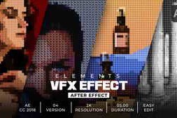 Free Download:8-Bit Number & Grid Effects 62466480