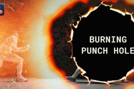 Burning Punch Hole Transitions | DaVinci Resolve 50254475