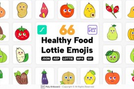 Healthy Food Lottie Emojis 47153299