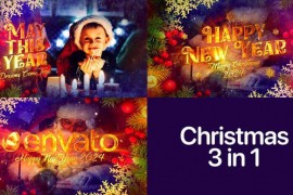 Christmas and New Year 3 in 1 | Titles and Logo Opener 49237303