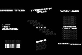 Modern Text Animation | MOGRT 52052278