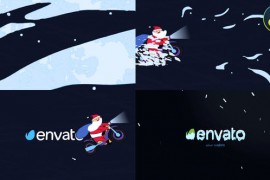 Santa Moto Logo Opener | DaVinci Resolve 42314317