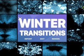 Ice Winter Transitions | DaVinci Resolve 42098364