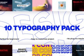 10 Fine Typography Pack | After Effects 44025265
